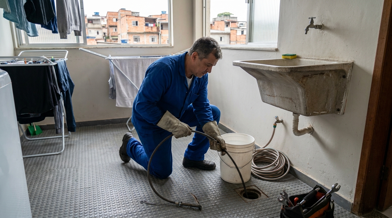 Desentupimento de Ralos Externos em Santo André‑SP