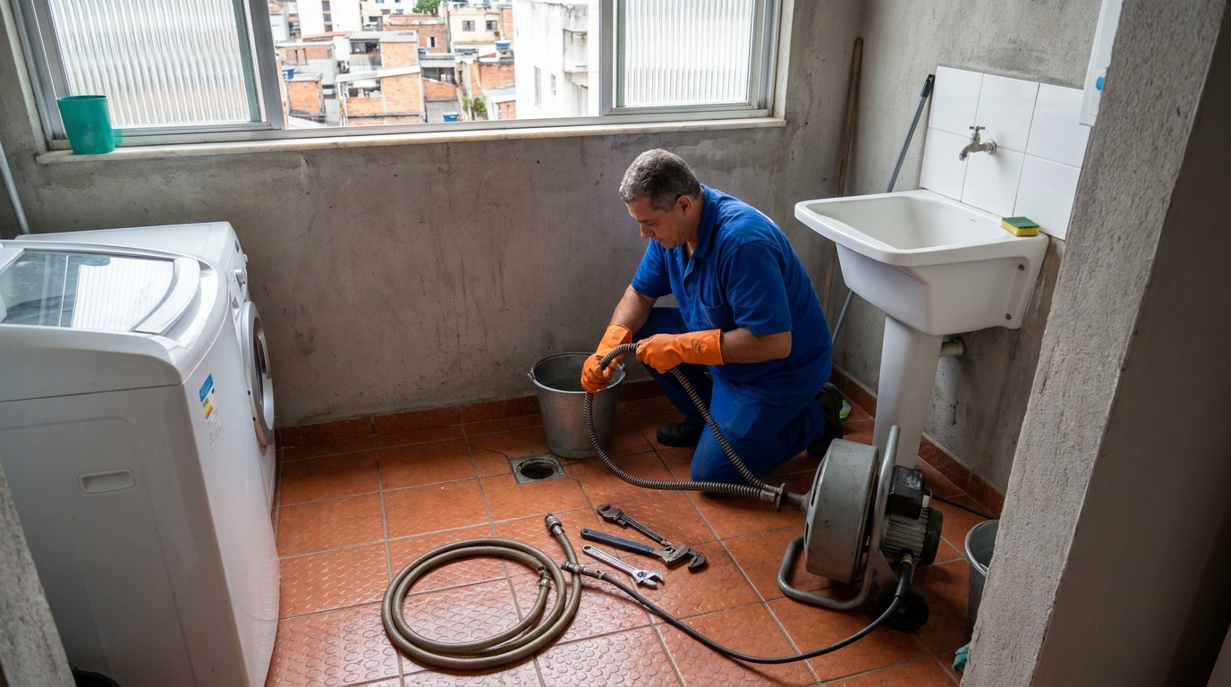 Limpeza Profunda de Ralos em Santo André‑SP